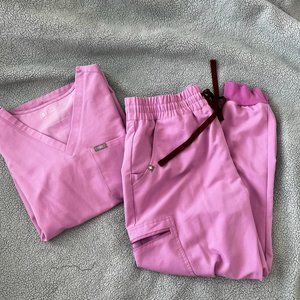 FIGS scrubs set (Lavender Dew) - barely used $65